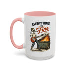 Everything is Fine Ceramic Accent Mug