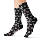 Audio Rebellion Rock Hand Crew Socks