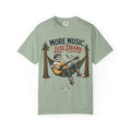 More Music Less Drama -  Vintage Guitarist Graphic Tee