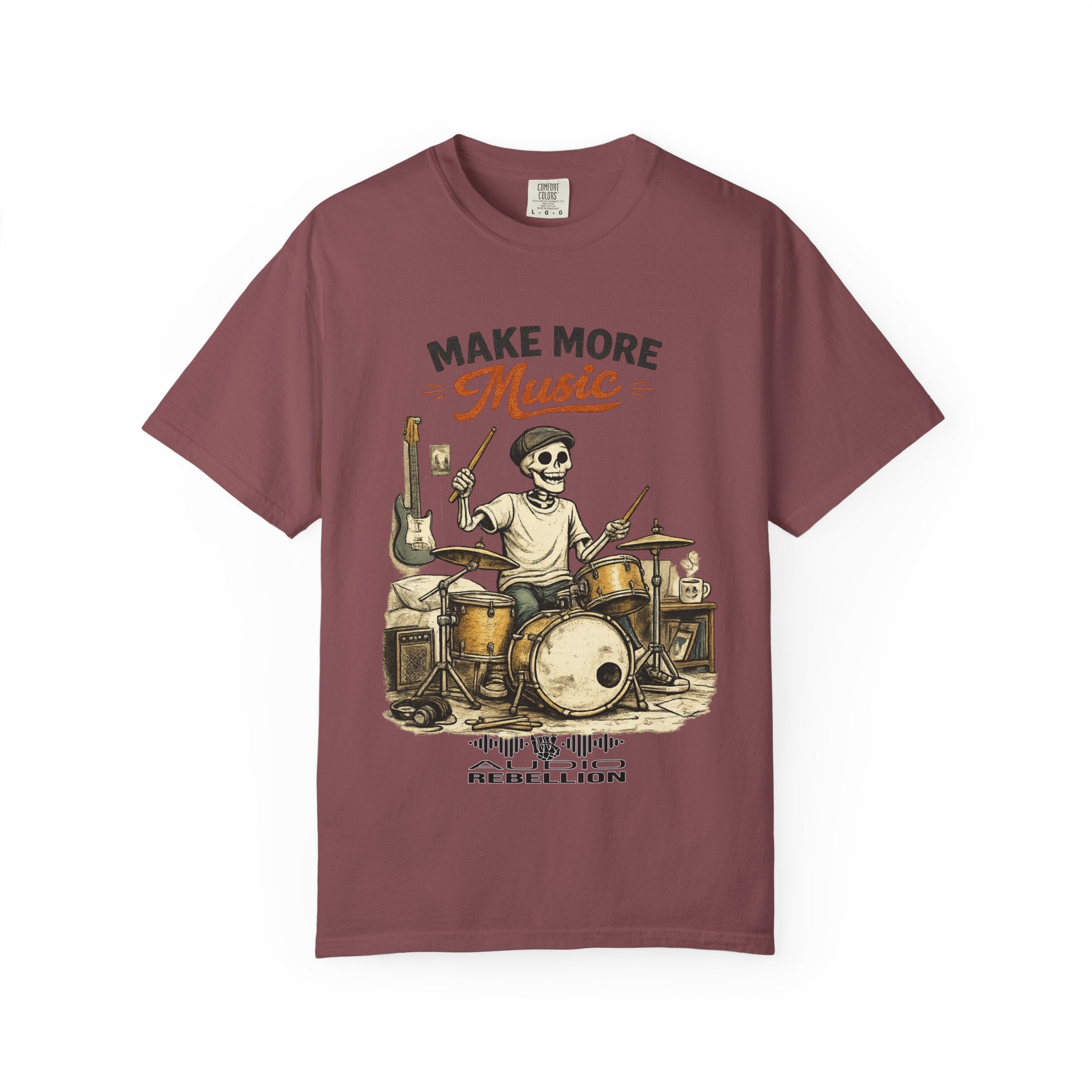 Make More Music -  Vintage Guitarist Graphic Tee