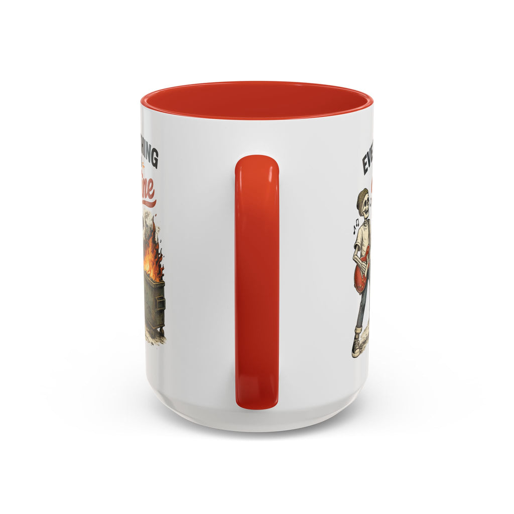 Everything is Fine Ceramic Accent Mug