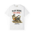 Play More, Live Well -  Vintage Guitarist Graphic Tee