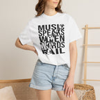 Music Speaks When Words Fail – Premium Garment-Dyed T-Shirt