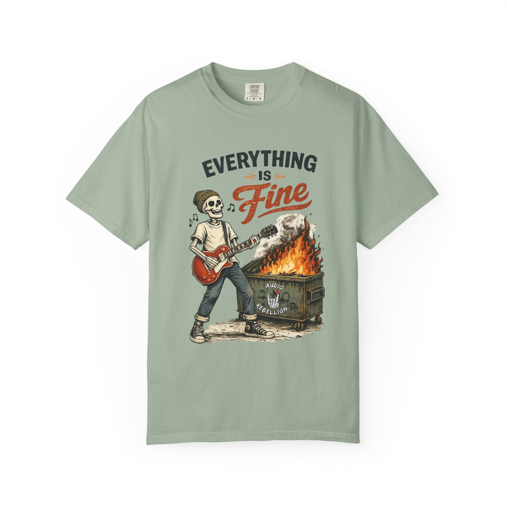 Everything is Fine -  Vintage Guitarist Graphic Tee