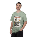 Music Makes Happy -  Vintage Guitarist Graphic Tee
