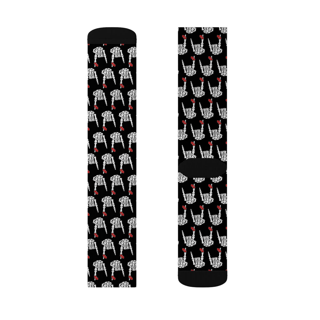 Audio Rebellion Rock Hand Crew Socks