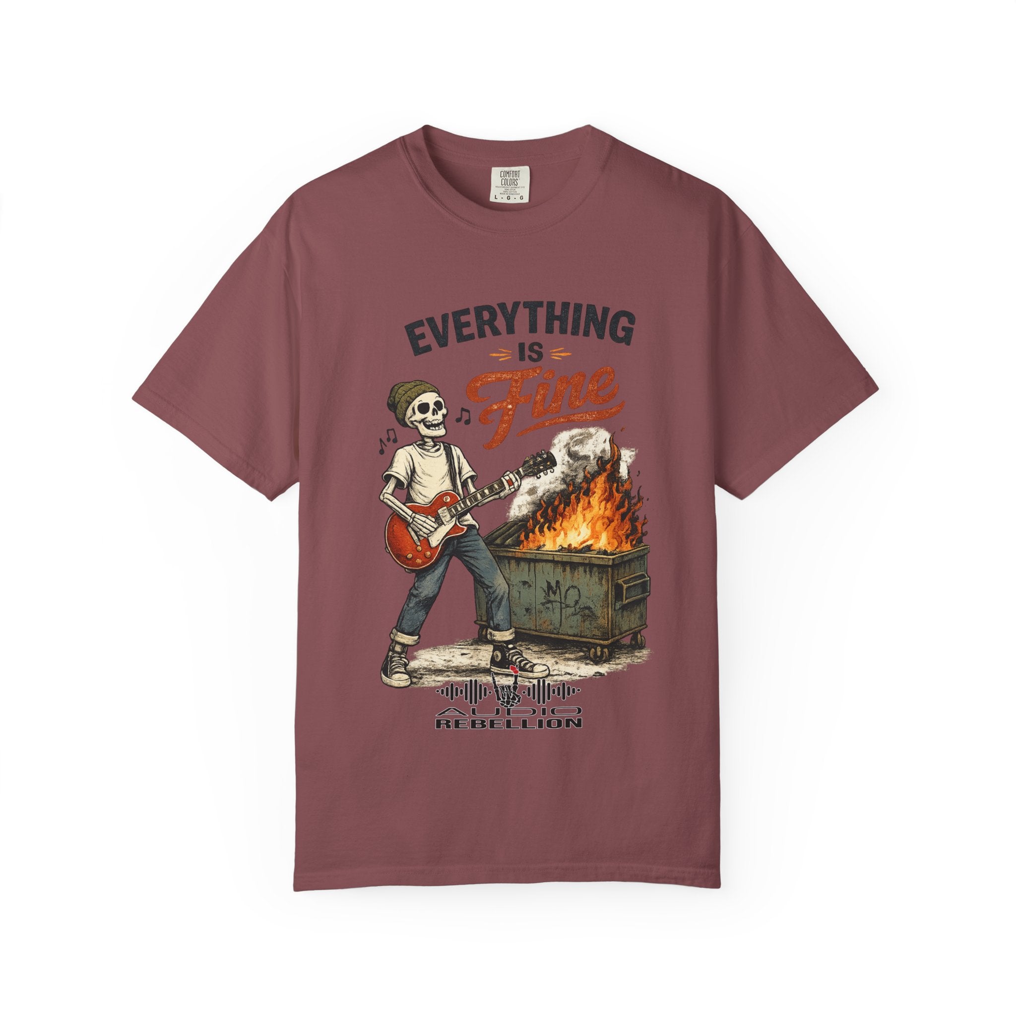 Everything is Fine -  Vintage Guitarist Graphic Tee
