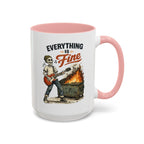 Everything is Fine Ceramic Accent Mug