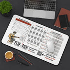 Flip Pick Guitar Reference Desk Mat | Chord Charts, Scales & Major Keys