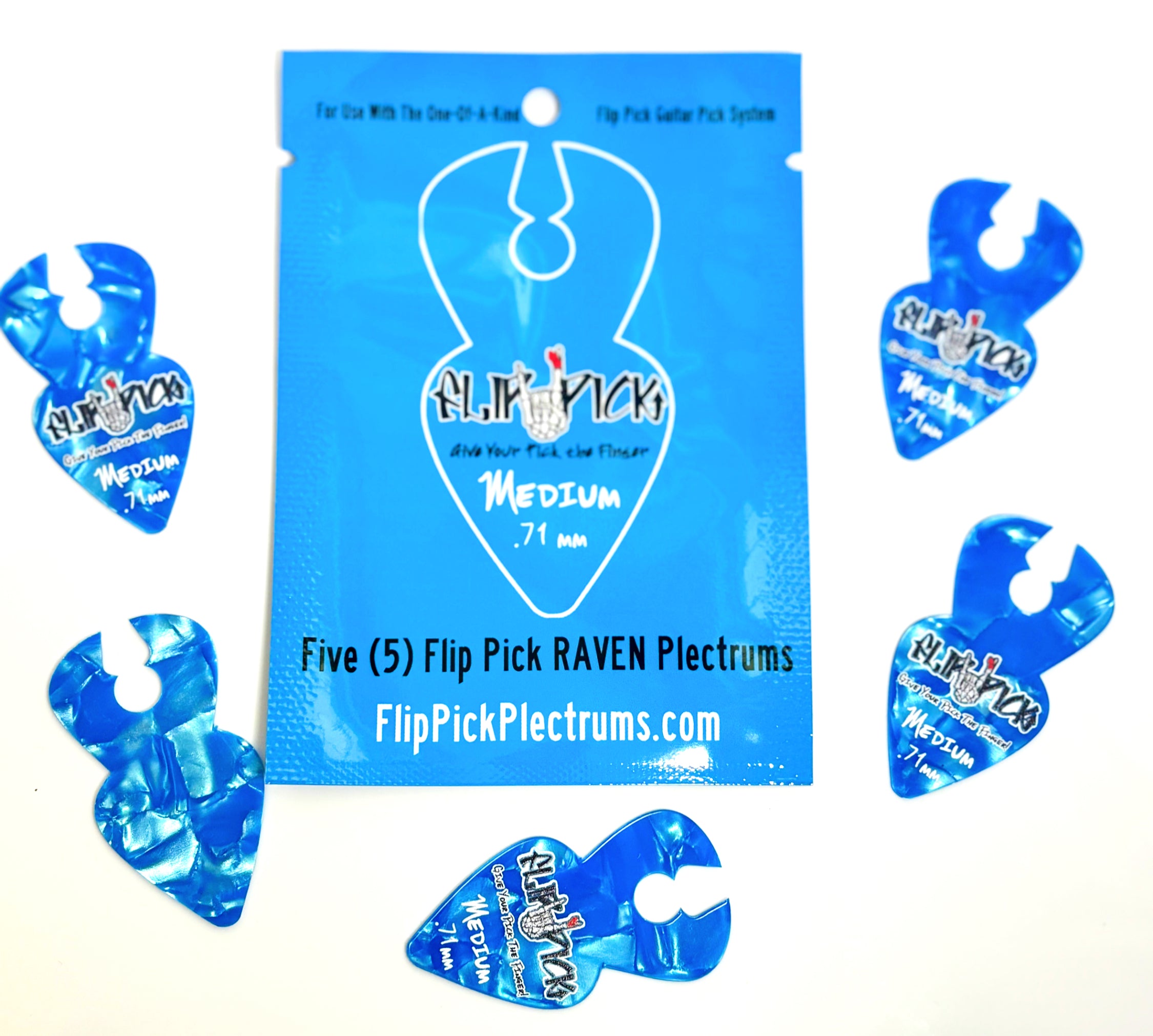 RAVEN Pick Refresh Pack - Medium (.71 mm) - Pack of 5 (Strap Sold Separately) image 2
