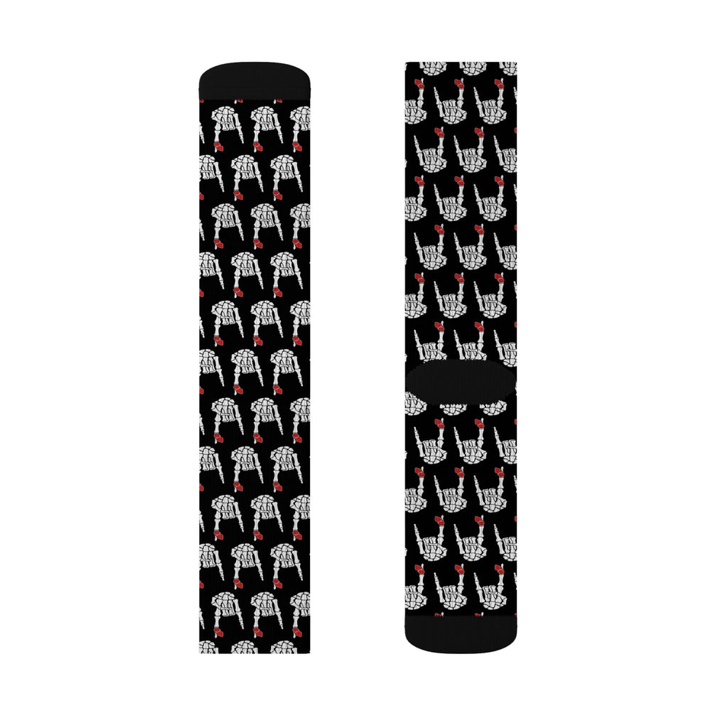 Audio Rebellion Rock Hand Crew Socks