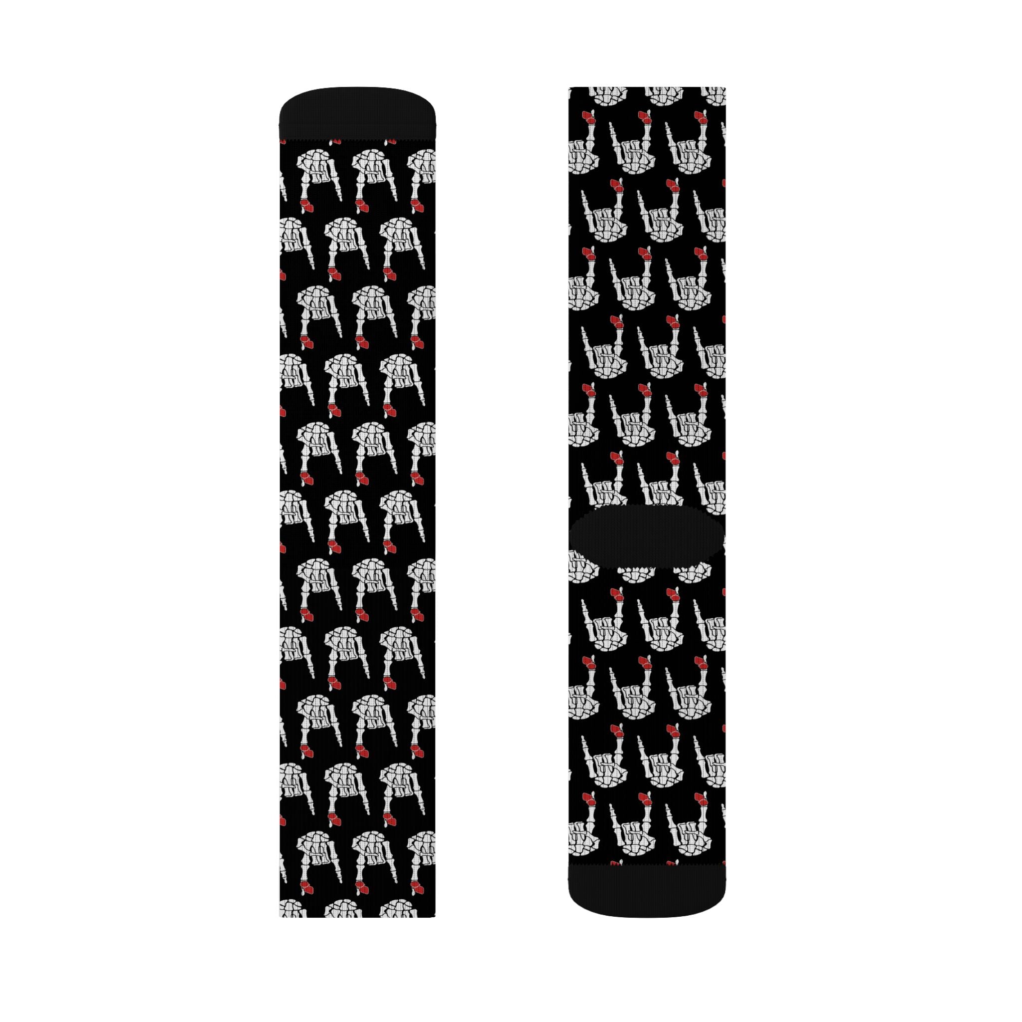 Audio Rebellion Rock Hand Crew Socks