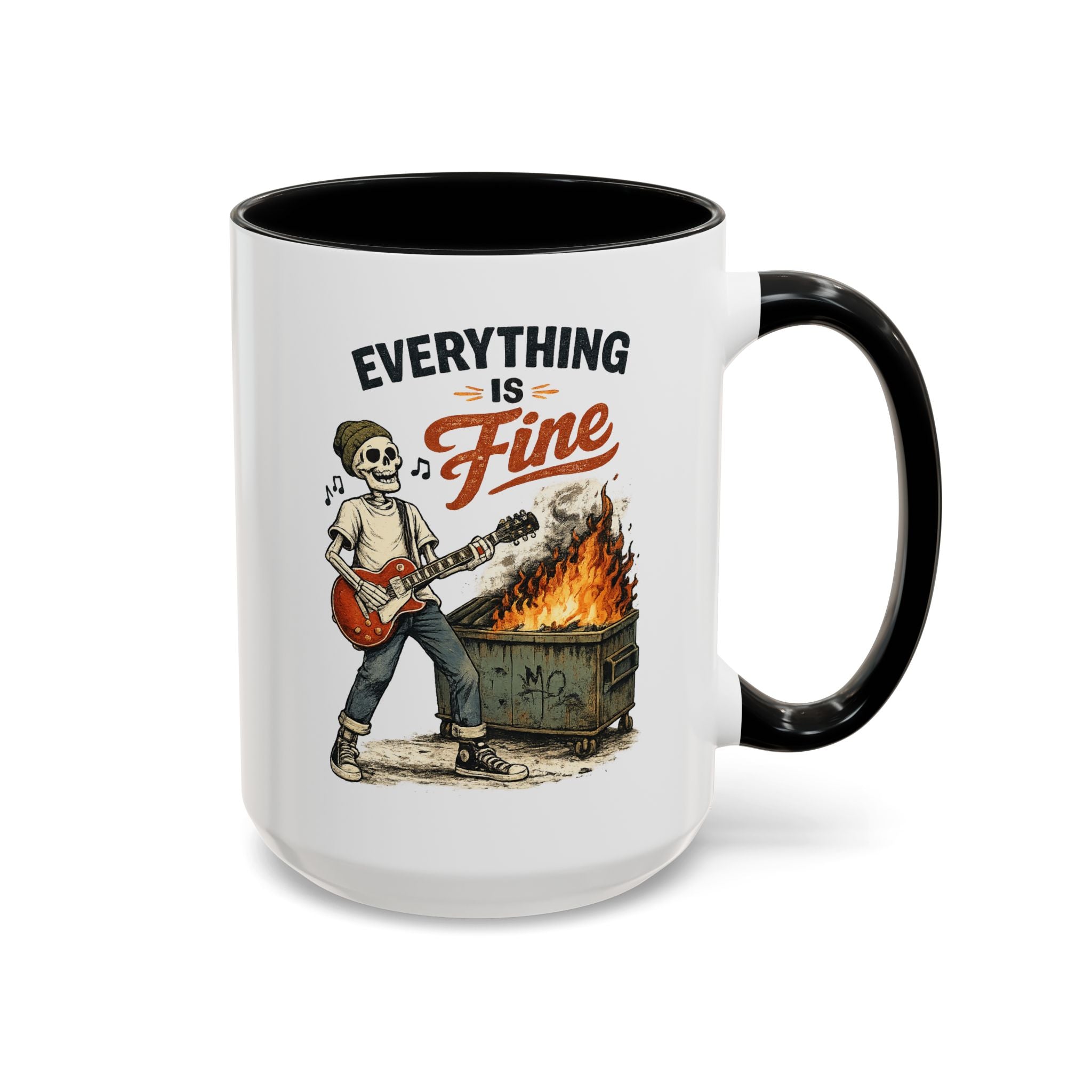 Everything is Fine Ceramic Accent Mug