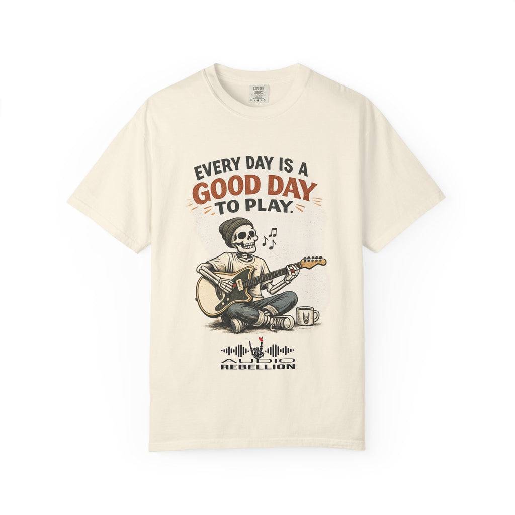 Every Day is a Good Day to Play -  Vintage Guitarist Graphic Tee