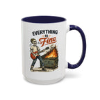 Everything is Fine Ceramic Accent Mug