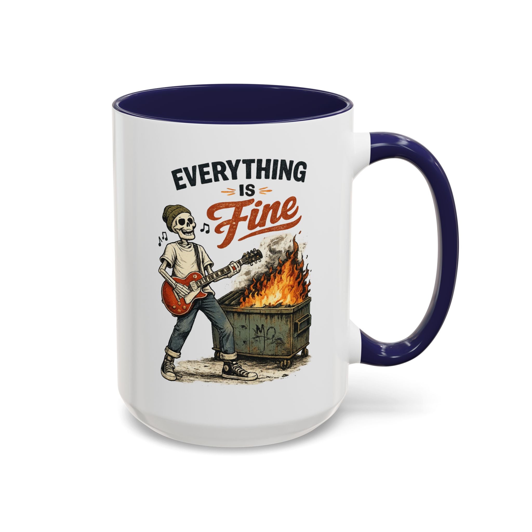Everything is Fine Ceramic Accent Mug