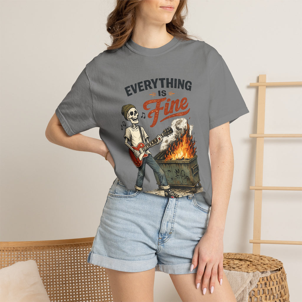 Everything is Fine -  Vintage Guitarist Graphic Tee