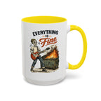 Everything is Fine Ceramic Accent Mug