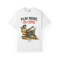 Play More, Live Well -  Vintage Guitarist Graphic Tee