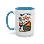 Everything is Fine Ceramic Accent Mug