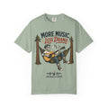 More Music Less Drama -  Vintage Guitarist Graphic Tee