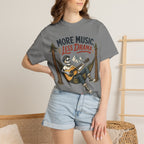 More Music Less Drama -  Vintage Guitarist Graphic Tee