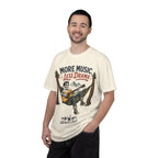 More Music Less Drama -  Vintage Guitarist Graphic Tee