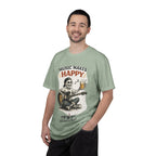 Music Makes Happy -  Vintage Guitarist Graphic Tee