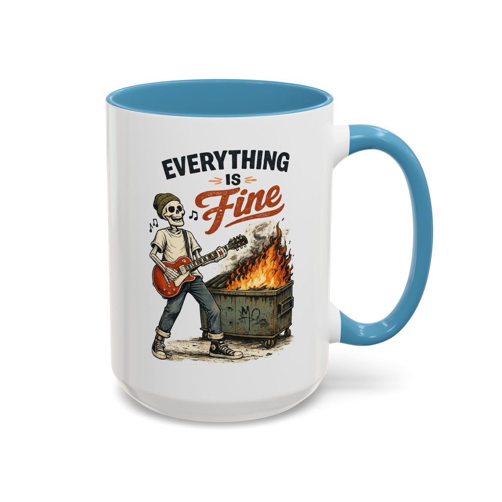 Everything is Fine Ceramic Accent Mug
