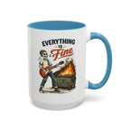 Everything is Fine Ceramic Accent Mug
