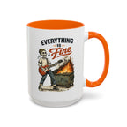 Everything is Fine Ceramic Accent Mug
