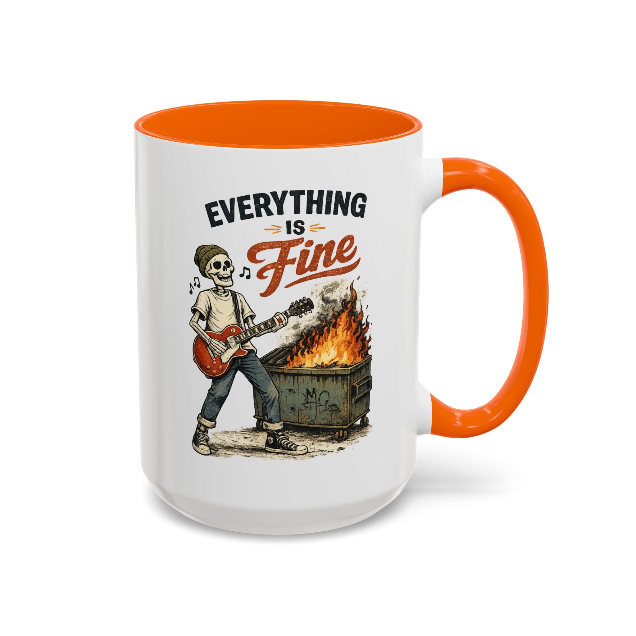 Everything is Fine Ceramic Accent Mug