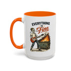 Everything is Fine Ceramic Accent Mug