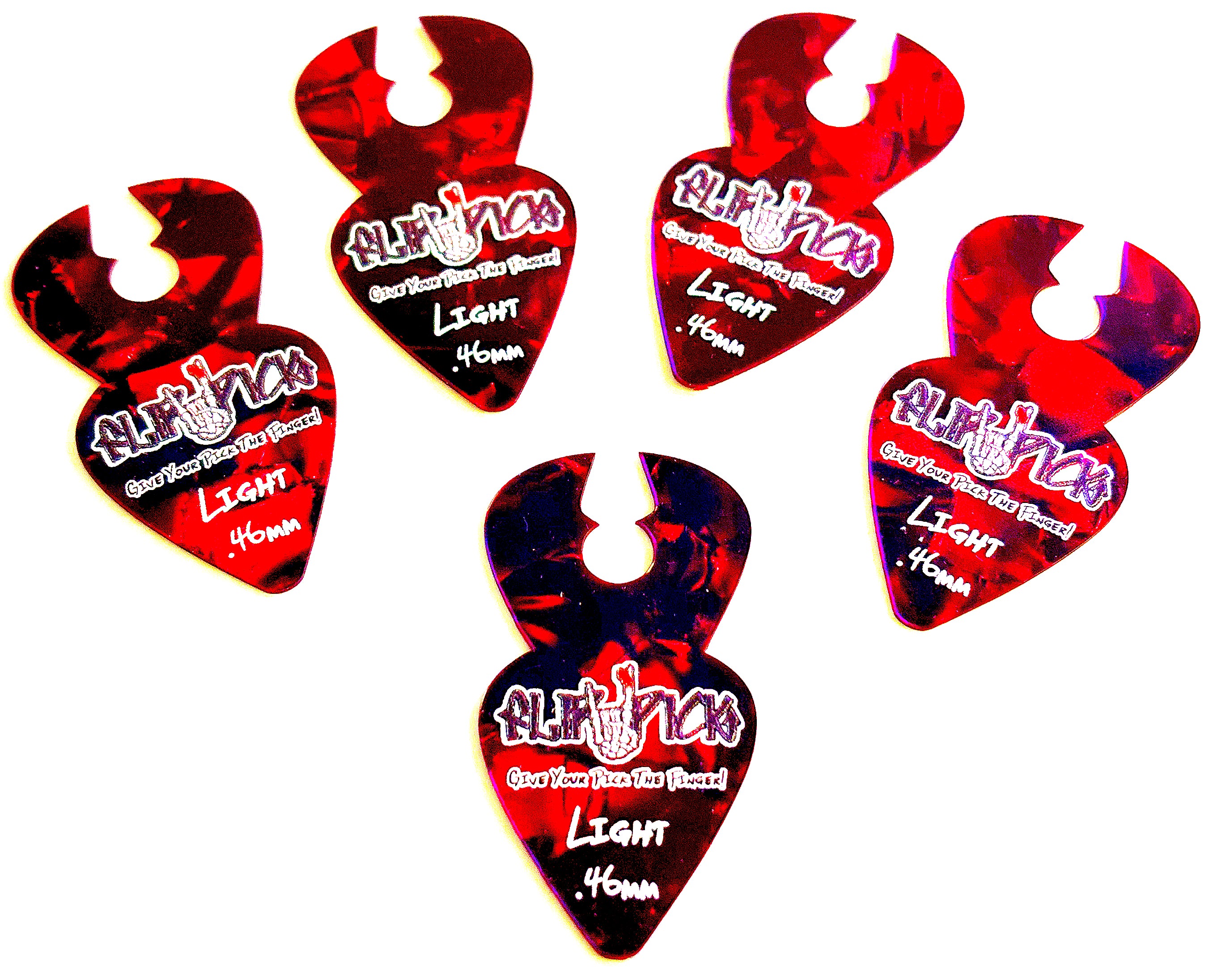 RAVEN Pick Refresh Pack - Light (.46 mm) - Pack of 5 (Strap Sold Separately) image 1