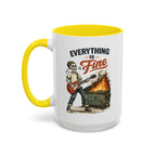 Everything is Fine Ceramic Accent Mug