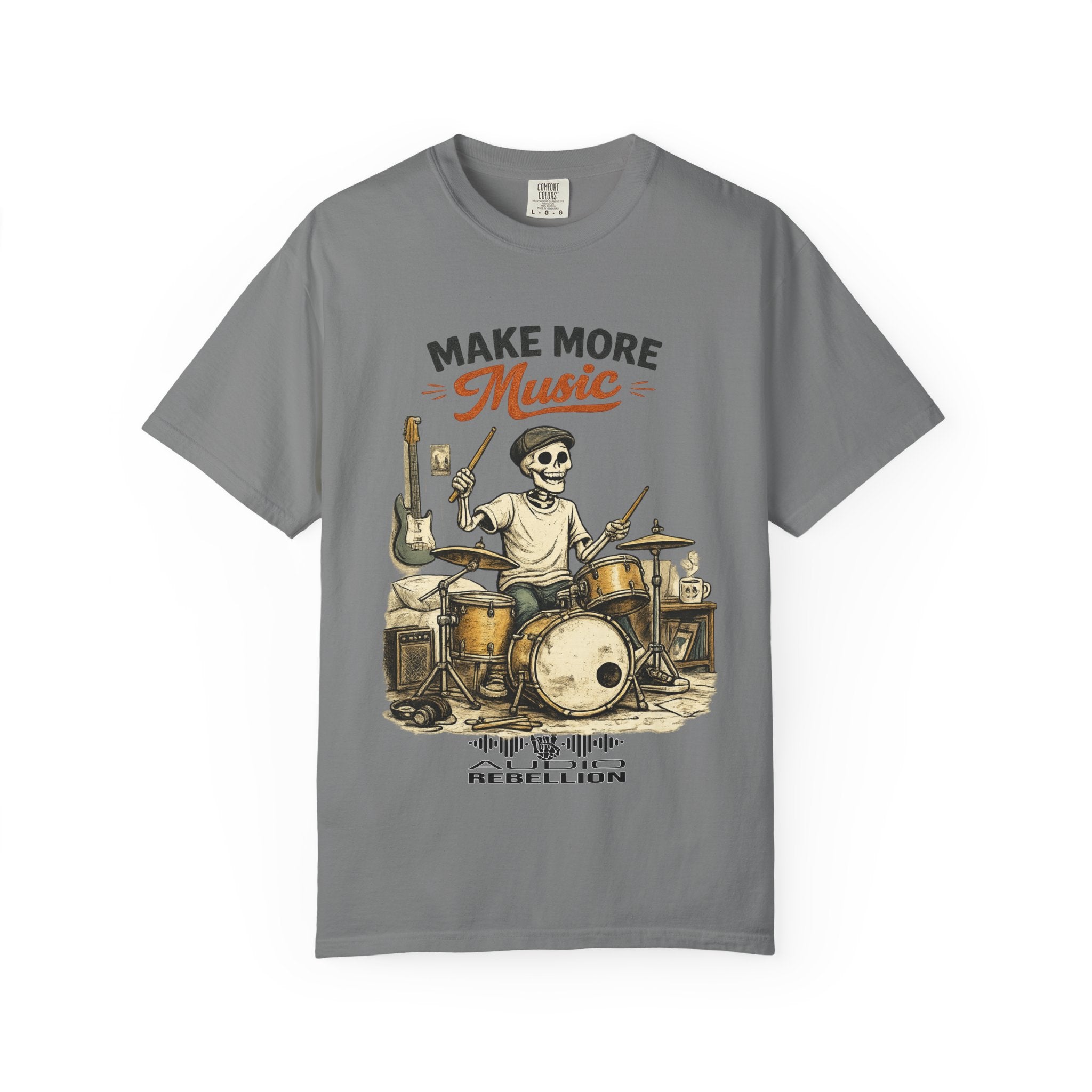 Make More Music -  Vintage Guitarist Graphic Tee