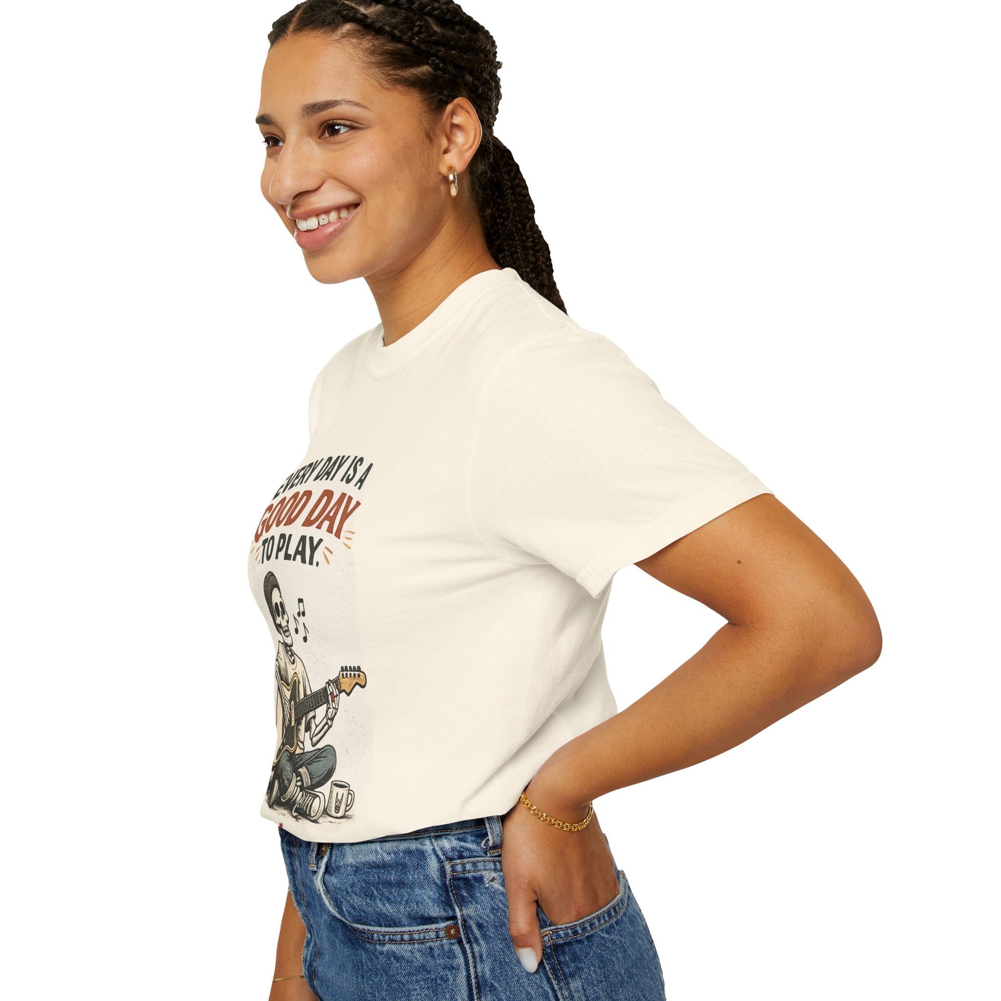 Every Day is a Good Day to Play -  Vintage Guitarist Graphic Tee