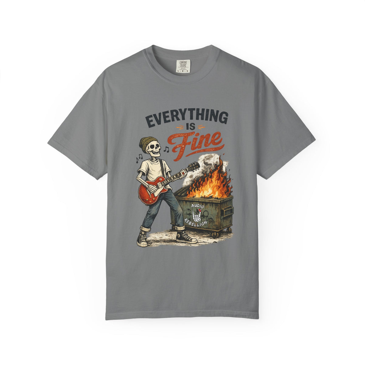 Everything is Fine -  Vintage Guitarist Graphic Tee