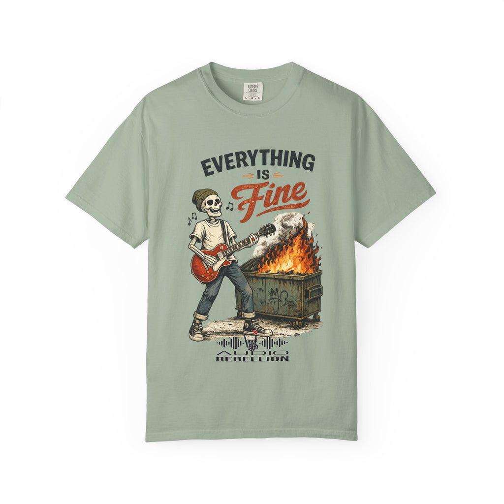 Everything is Fine -  Vintage Guitarist Graphic Tee