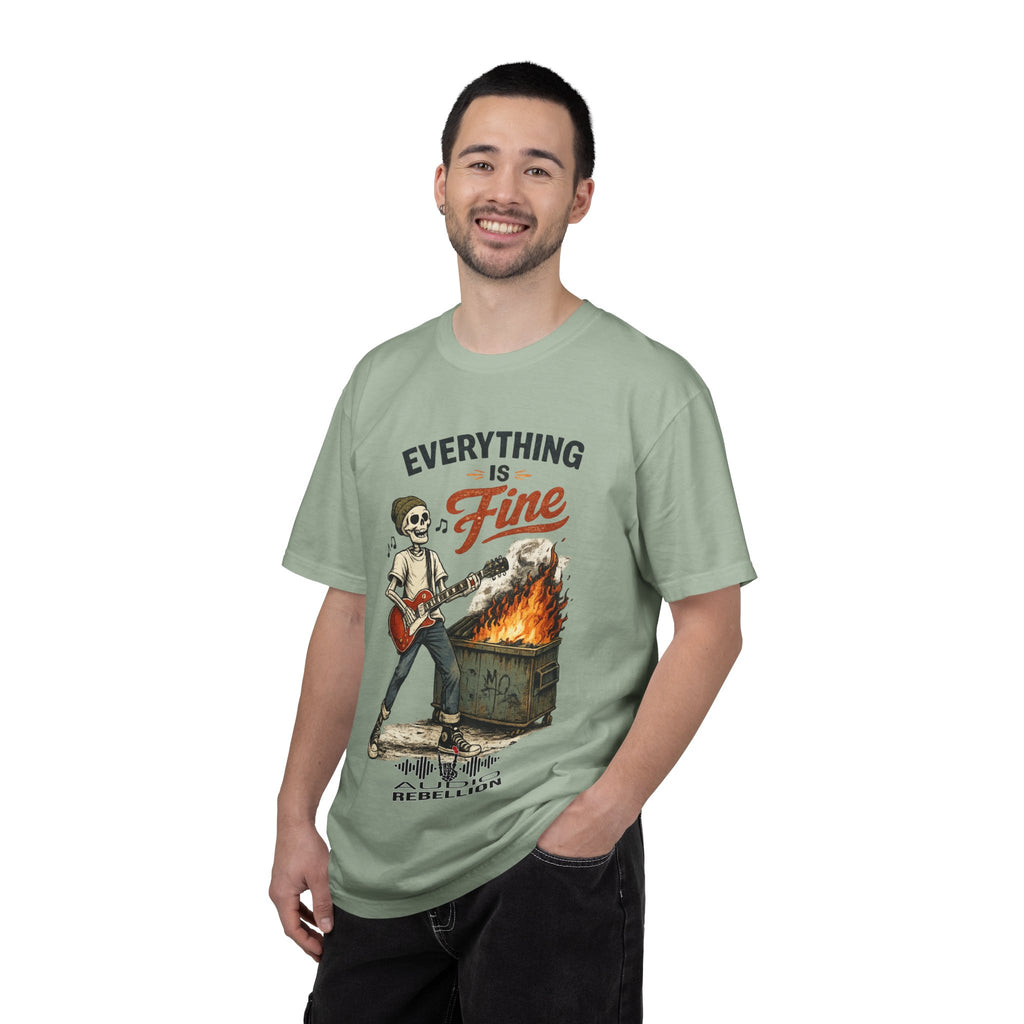 Everything is Fine -  Vintage Guitarist Graphic Tee