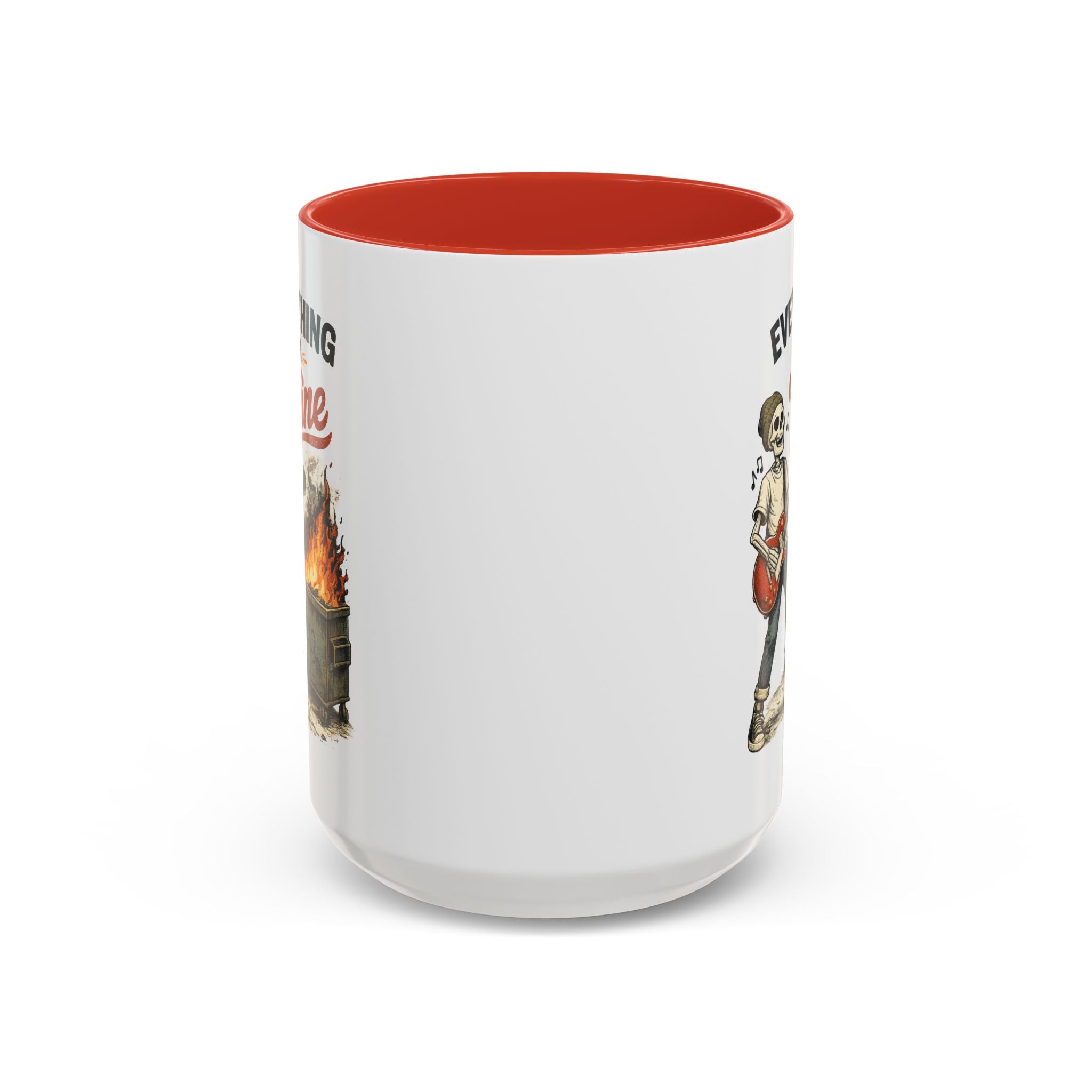 Everything is Fine Ceramic Accent Mug