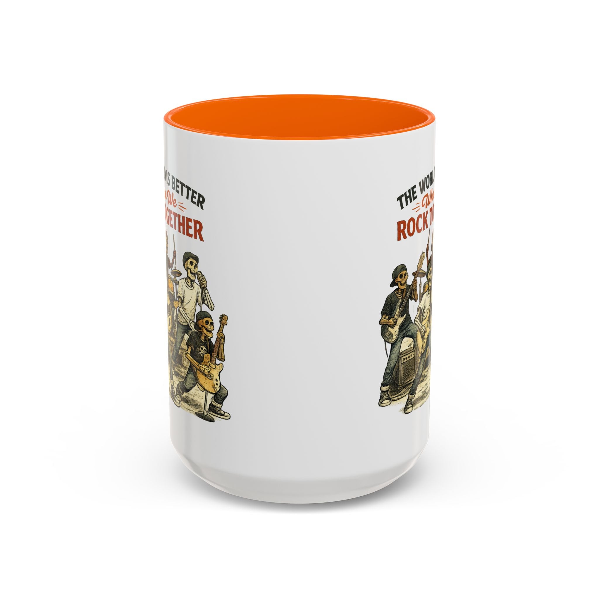 The World Is Better When We Rock Together Ceramic Accent Mug