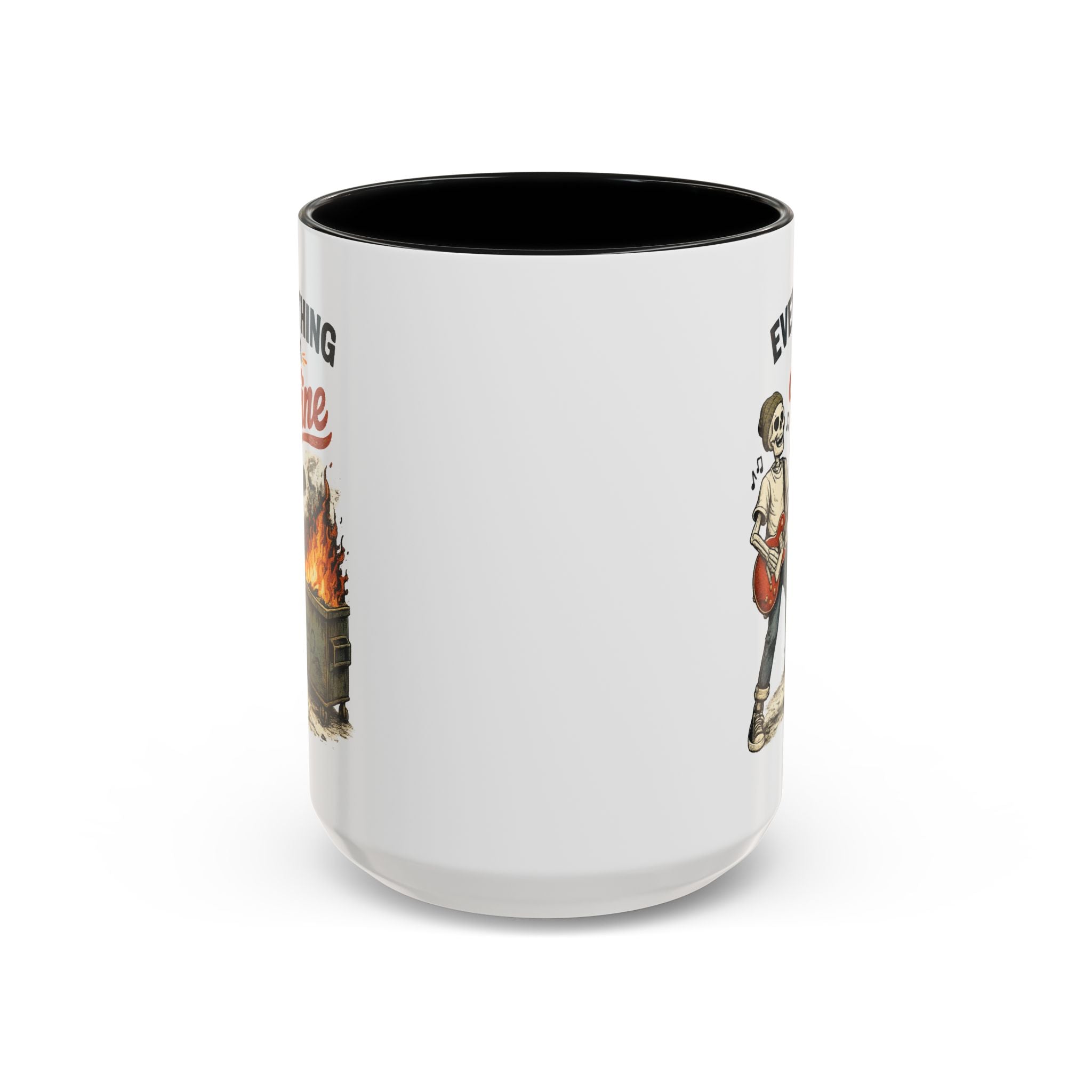 Everything is Fine Ceramic Accent Mug