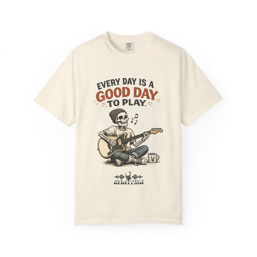 Every Day is a Good Day to Play -  Vintage Guitarist Graphic Tee