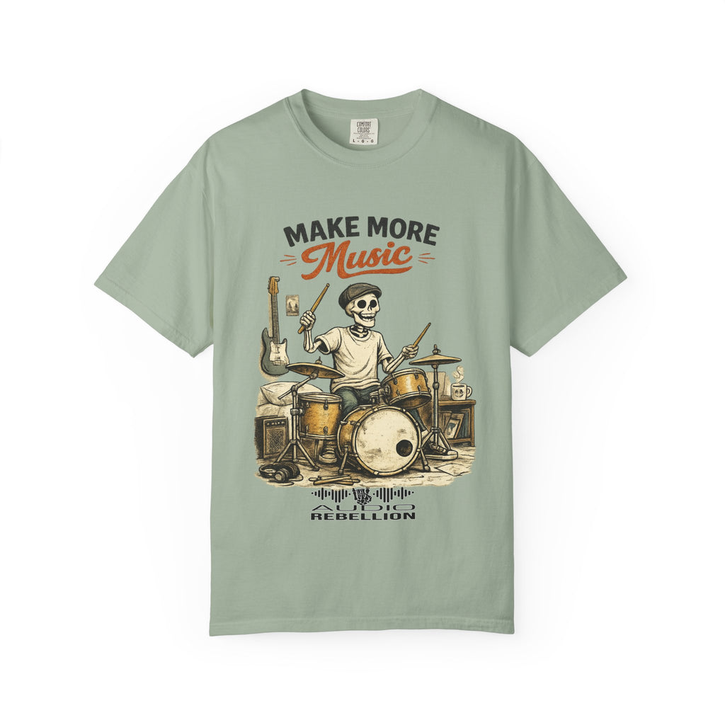 Make More Music -  Vintage Guitarist Graphic Tee