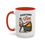 Everything is Fine Ceramic Accent Mug