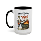 Everything is Fine Ceramic Accent Mug