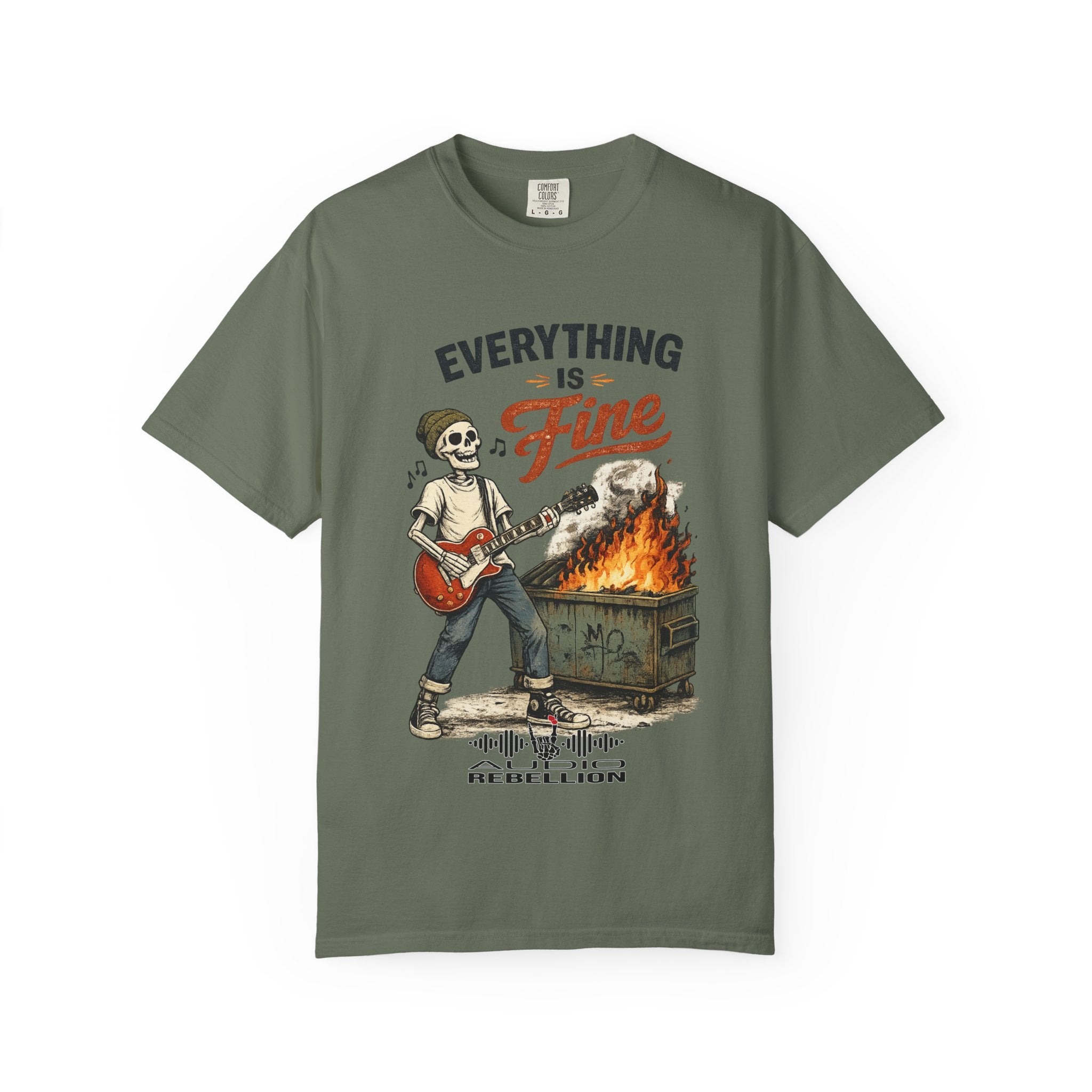 Everything is Fine -  Vintage Guitarist Graphic Tee