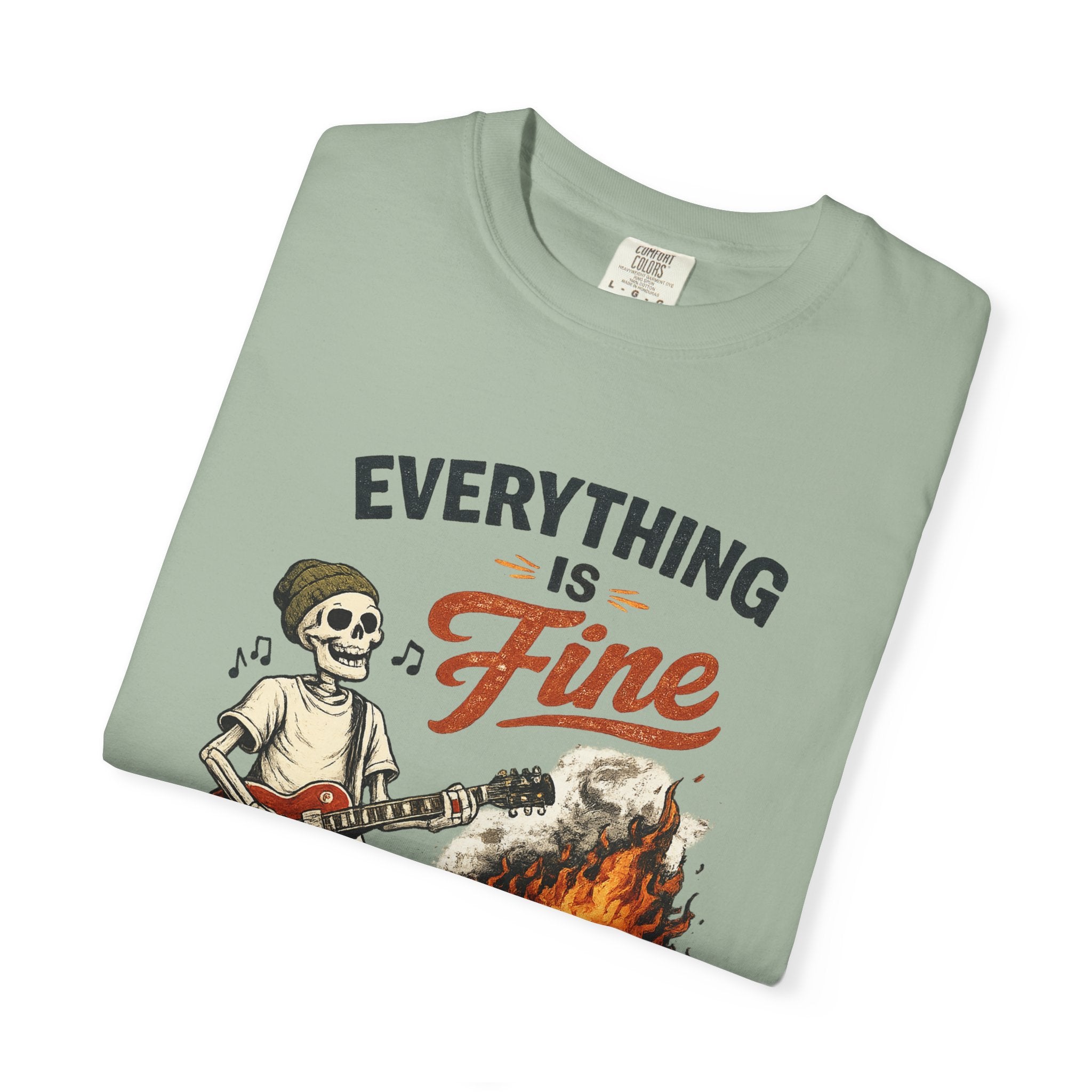 Everything is Fine -  Vintage Guitarist Graphic Tee