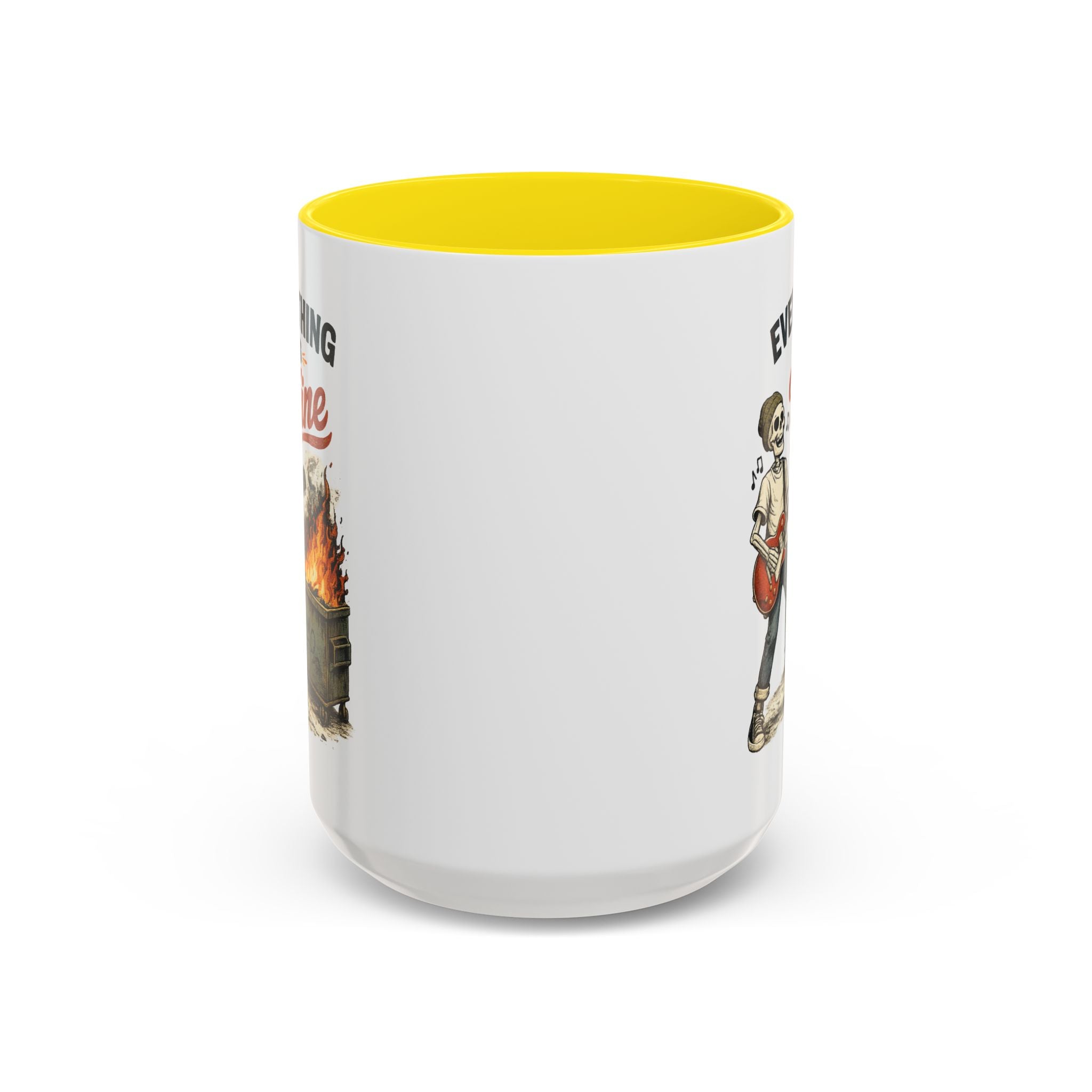 Everything is Fine Ceramic Accent Mug